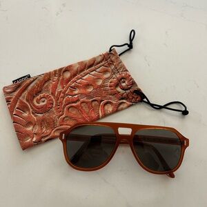 Caddis Root Cause Analysis sunglasses. Color:Maple Tortoise. 1.0 readers